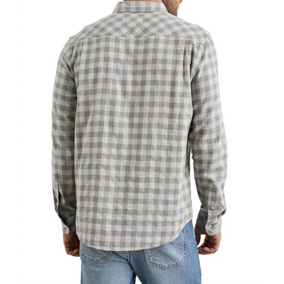 NEW RAILS reid shirt in birch bark check - Picture 2 of 3